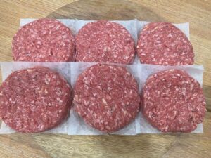 6x 6oz Chunky Beef Burgers