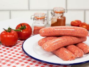 Pack of Tomato Sausages
