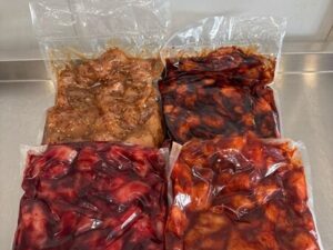 1KG Sweet Chilli Diced Chicken Breast