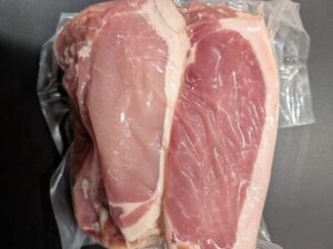 1KG Unsmoked, Dry Cured Back Bacon